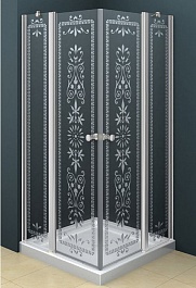 Cezares Душевой уголок ROYAL PALACE-A-AH-2-100/120-CP-Cr – фотография-1